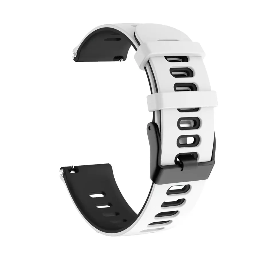 Narukvica Double za Smart Watch Samsung 4, 5 22MM Belo Crna