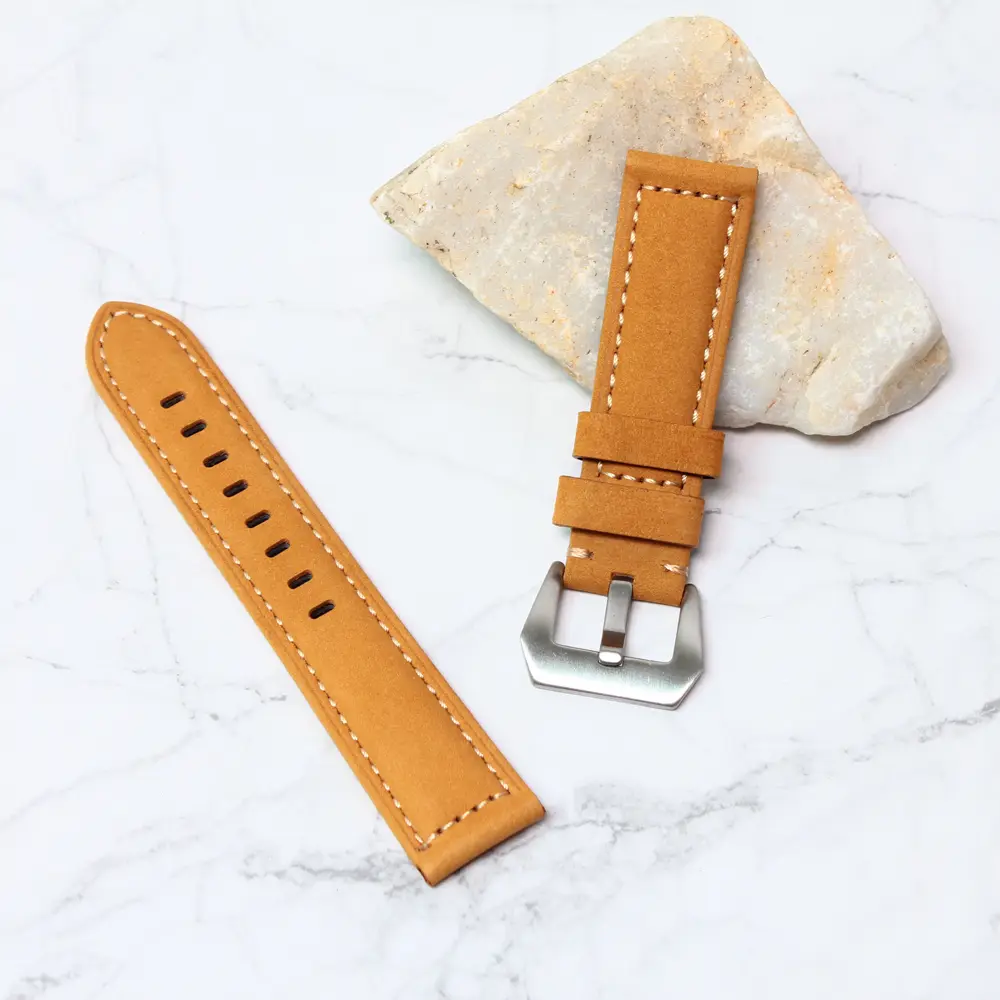 Narukvica Elegant Kozna za Smart Watch 22MM Svetlo Braon