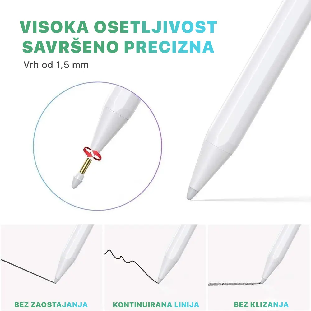 Olovka za Touch Screen Y2 Bela