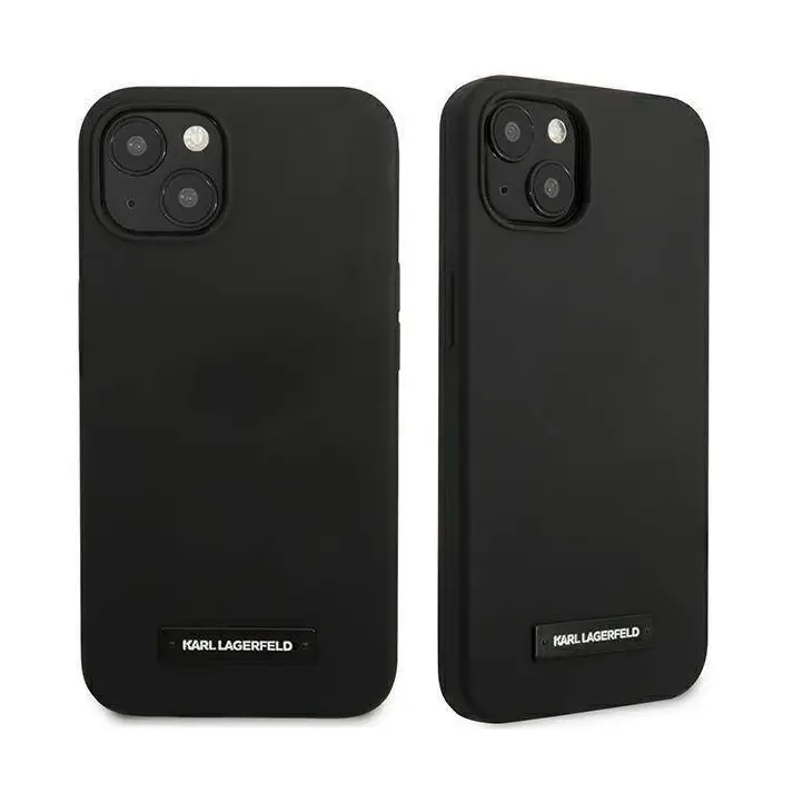 Torbica Karl Lagerfeld Hc Silicone Plaque za Iphone 13 6.1 Crna (klhcp13mslmp1k)