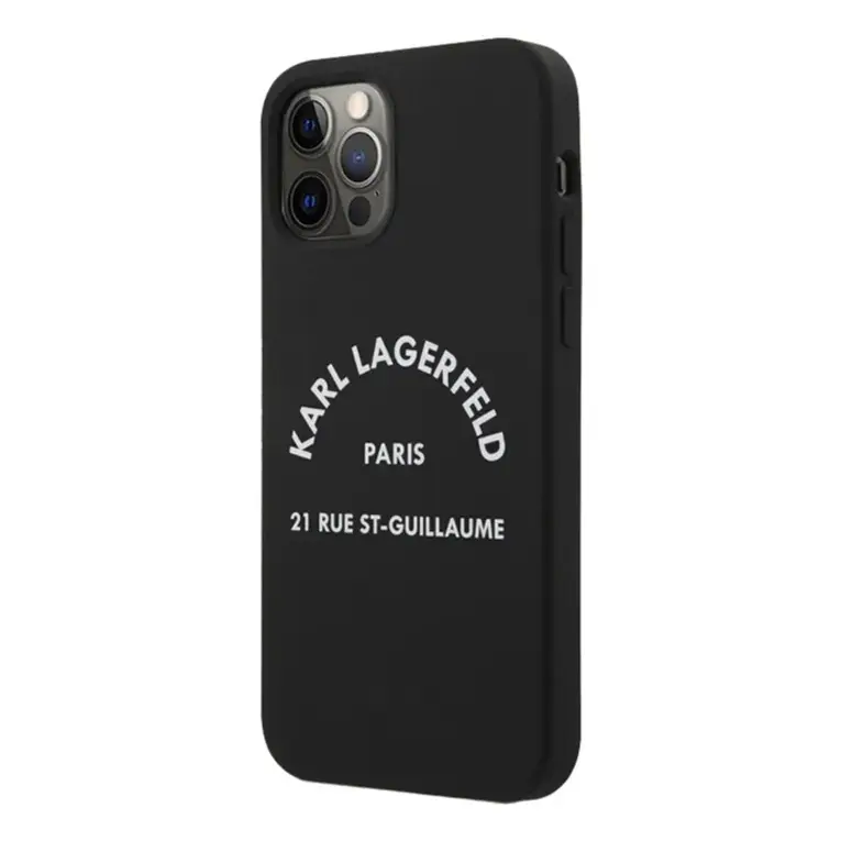 Torbica Karl Lagerfeld Hc Silicone RSG za Iphone 12/12 Pro 6.1 Crna (klhcp12mslsgrbk)