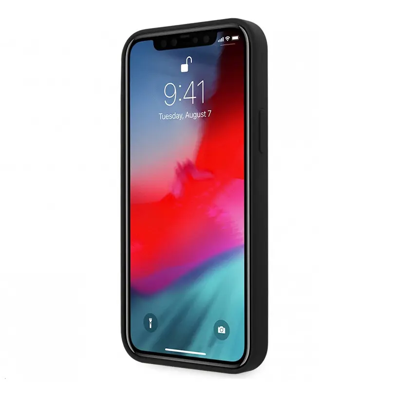 Torbica Karl Lagerfeld Hc Silikone Stack Logo za Iphone 12 Pro Max 6.7 Crna (klhcp12lslklrbk)