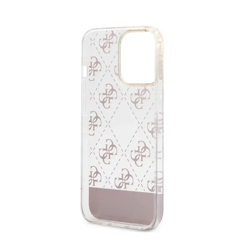 Torbica Guess Hc 4G Electro Script za Iphone 14 Pro 6.1 Pink (guhcp14lhg4mhp)