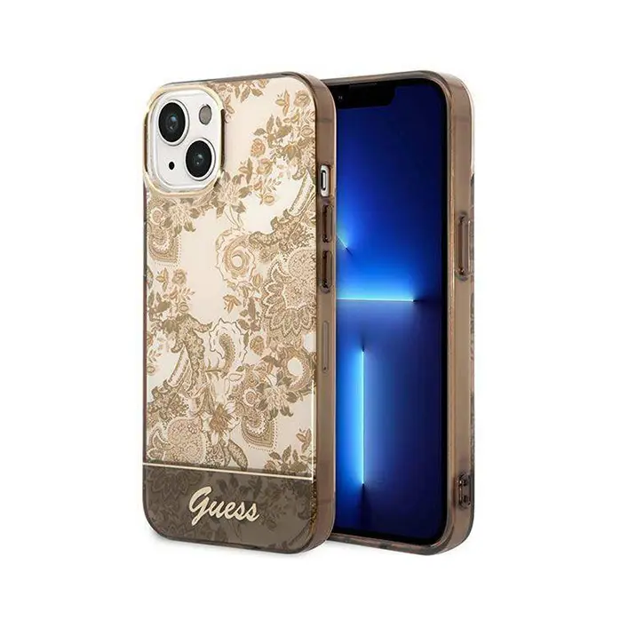 Torbica Guess Hc IML Electro Cam TDJ za Iphone 14 6.1 Zlatna (guhcp14shgplhc)