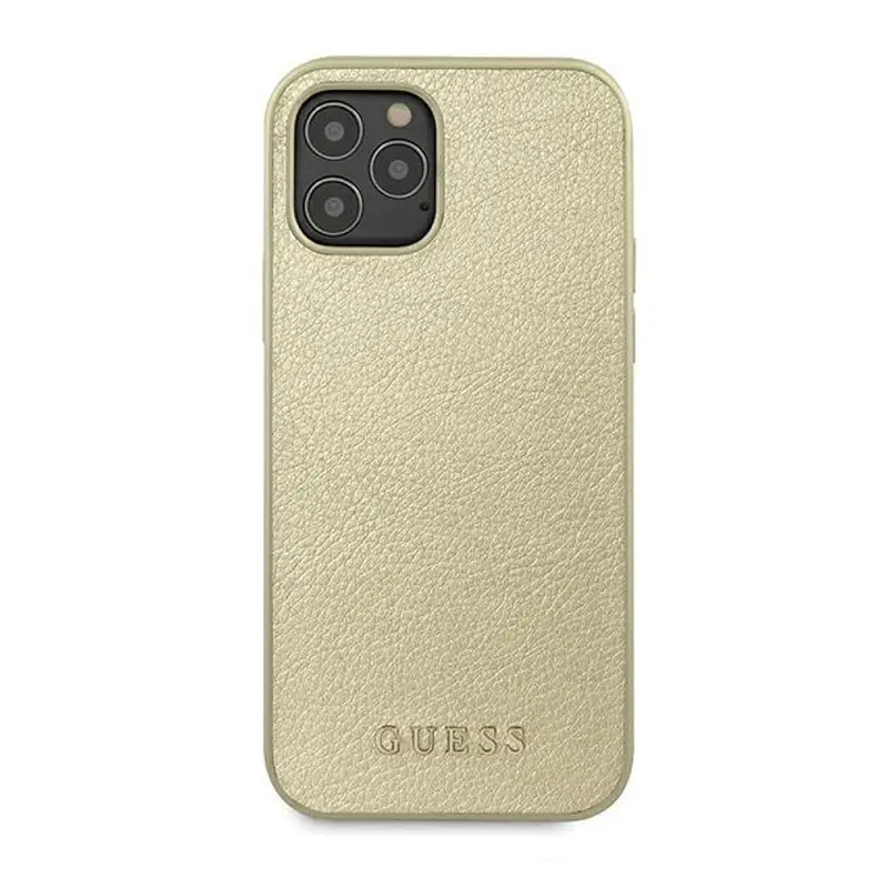 Torbica Guess Hc Pc/tpu Iridescent za Iphone 12/12 Pro 6.1 Zlatna (guhcp12miglgo)