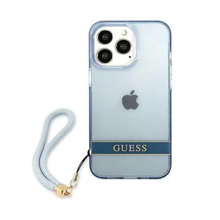 Torbica Guess Hc Pc/tpu Translucent za Iphone 13 Pro 6.1 Plava (guhcp13lhtsgsb)