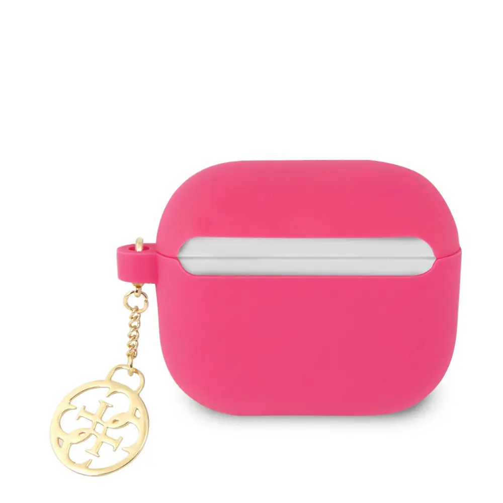 Torbica Guess Silicone za Airpods 3 4G Charm Pink (gua3lsc4ef)