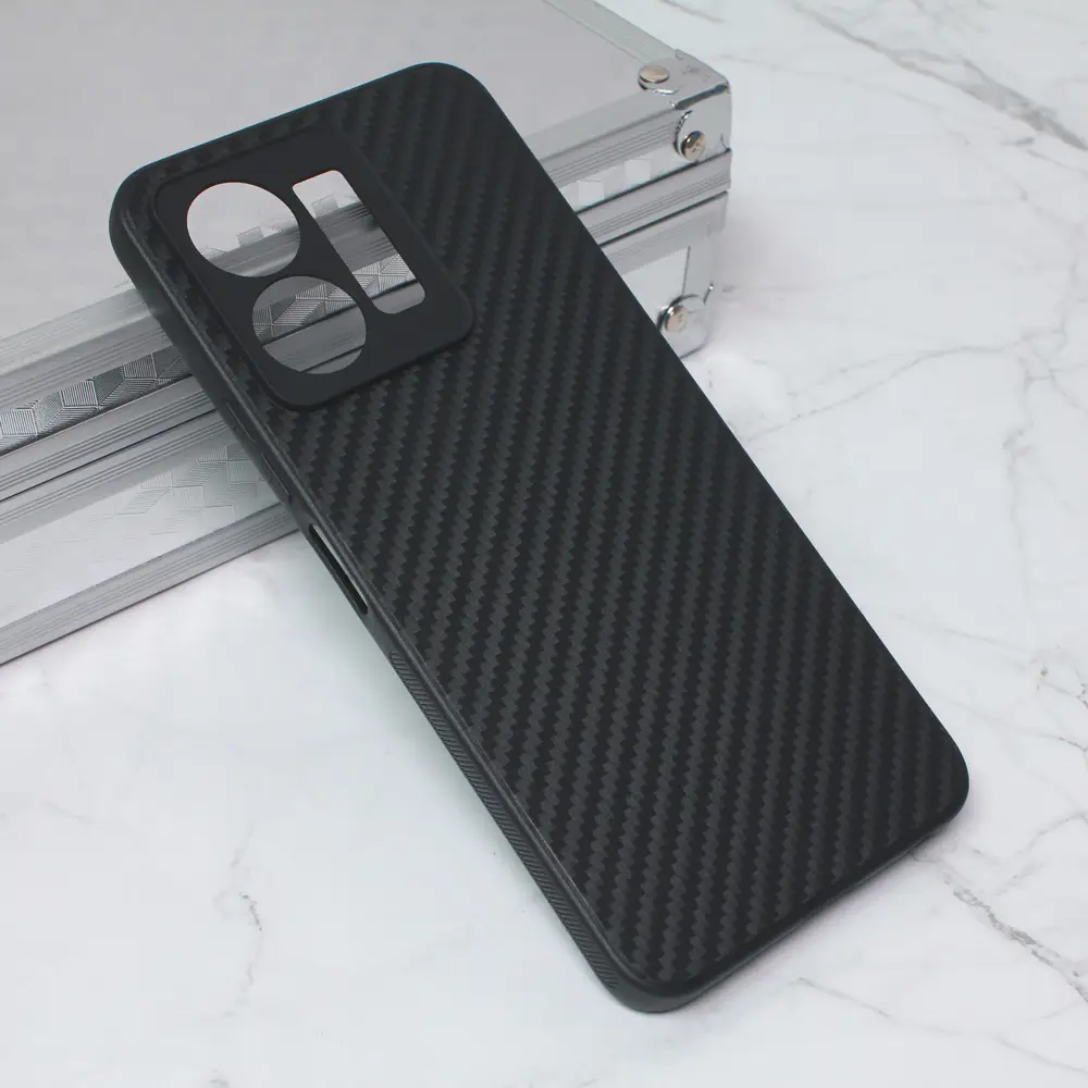 Torbica Carbon Fiber za Vivo Y22s/y35 Crna