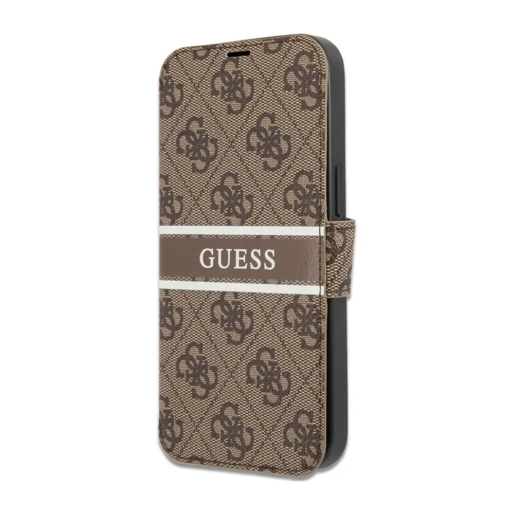 Torbica Guess Stripe Bk Pu za Iphone 13 Pro 6.1 Braon (gubkp13l4gdbr)