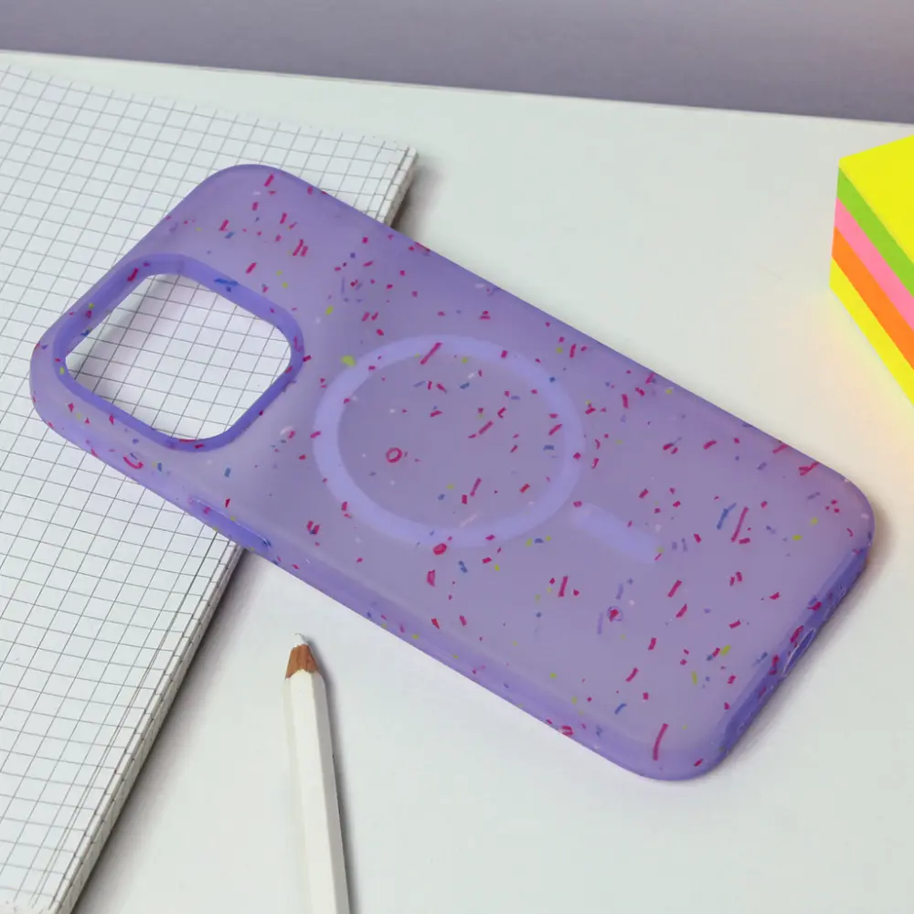 Torbica Colorful Magsafe za Iphone 14 Pro Max 6.7 Ljubicasta