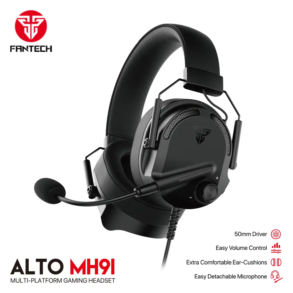 Slusalice Gaming Fantech MH91 Alto Crne