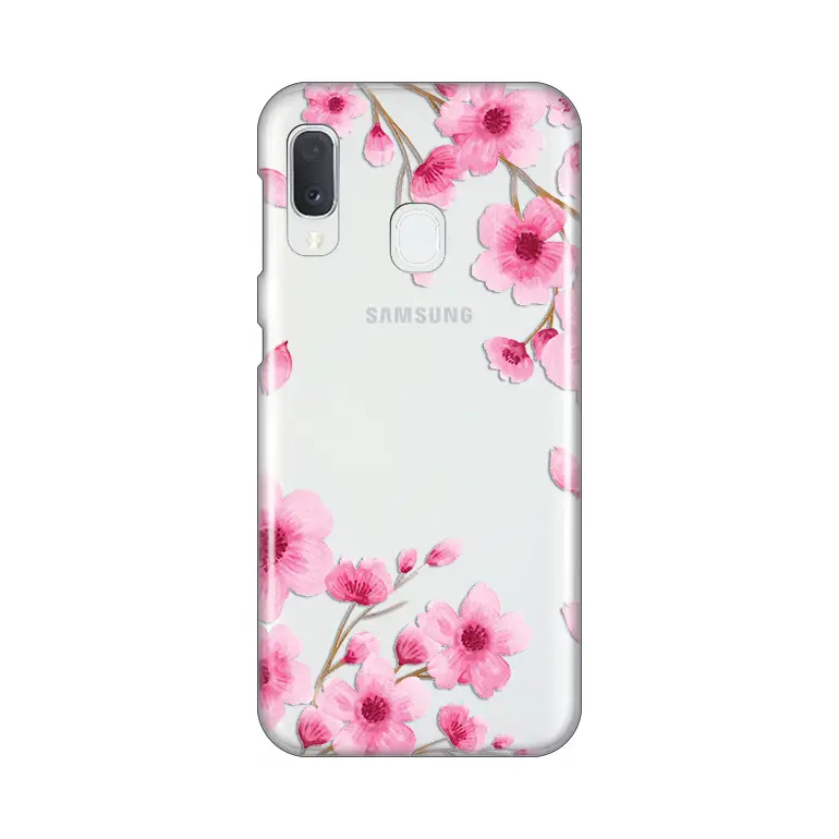 Torbica Silikonska Print Skin za Samsung A202F Galaxy A20E Rose Flowers