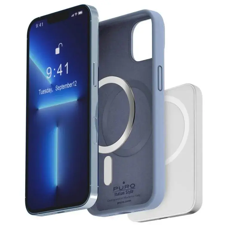Torbica Puro ICON Mag za Iphone 14 Plus 6.7 Svetlo Plava