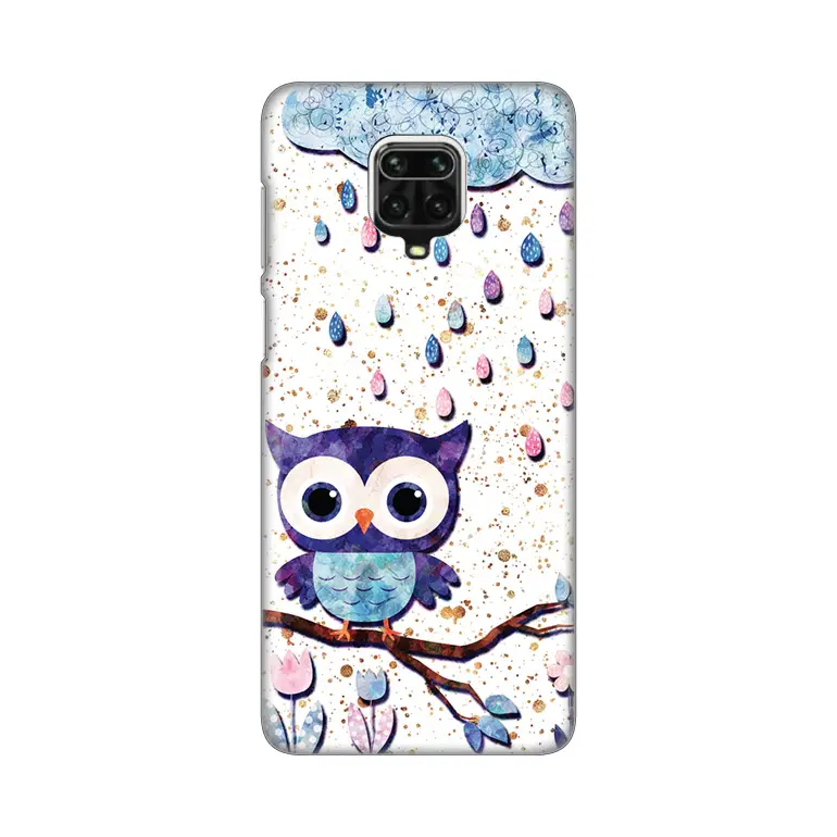 Torbica Silikonska Print Skin za Xiaomi Redmi Note 9 Pro/note 9 Pro Max/note 9S Owl