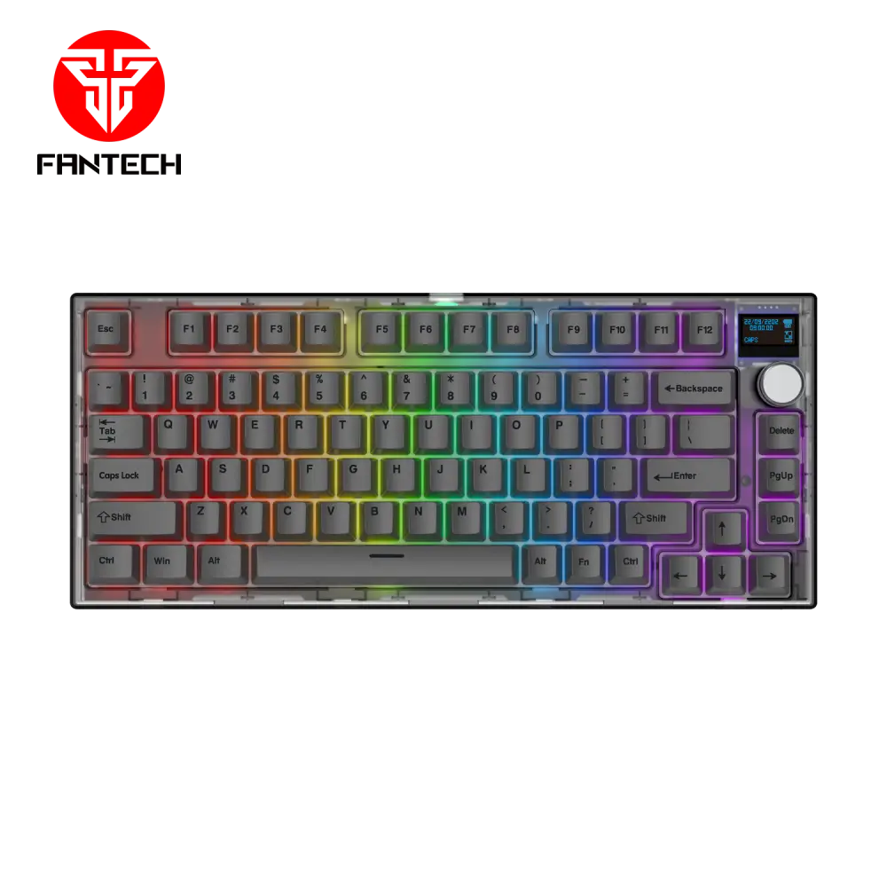 Tastatura Mehanicka Gaming Fantech MK910 RGB PBT Maxfit81 Frost Wireless Crna (blue Switch)