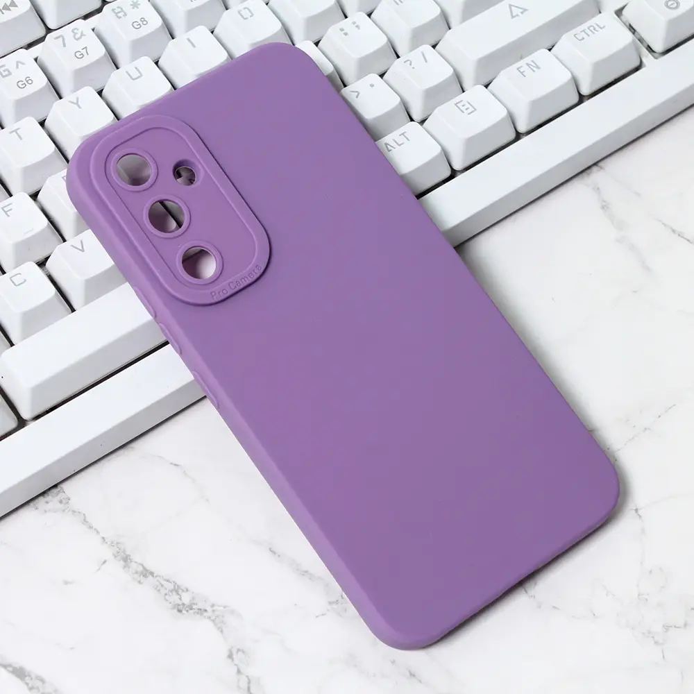 Torbica Silikon Pro Camera za Samsung A346B Galaxy A34 5G Ljubicasta