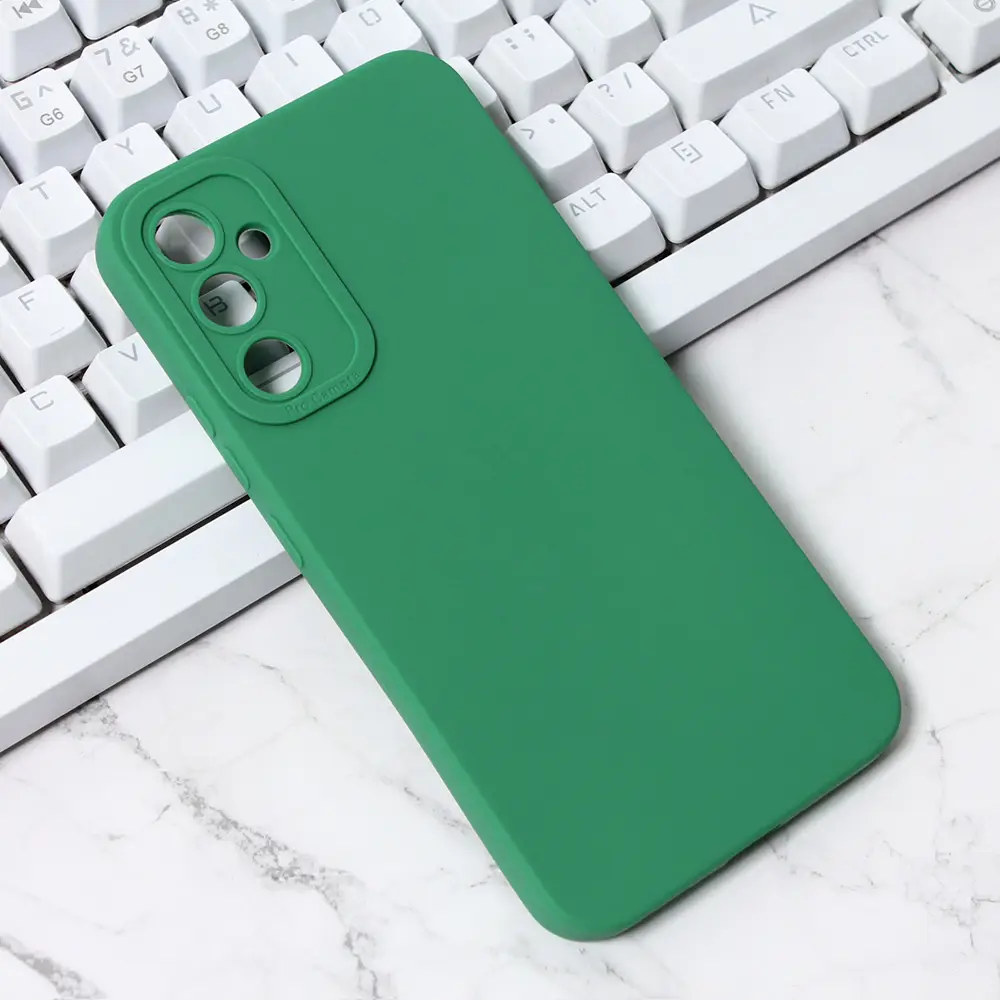 Torbica Silikon Pro Camera za Samsung A346B Galaxy A34 5G Tamno Zelena