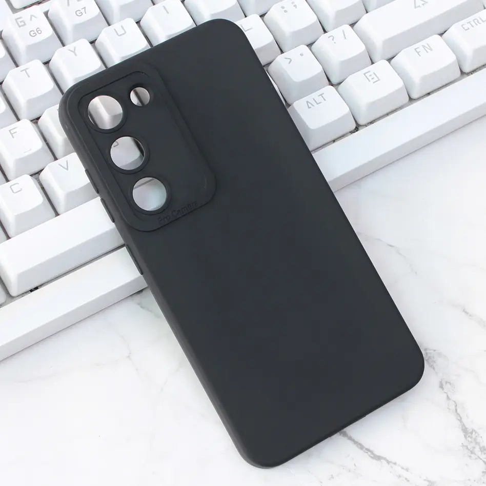Torbica Silikon Pro Camera za Samsung S916 Galaxy S23 Plus Crna