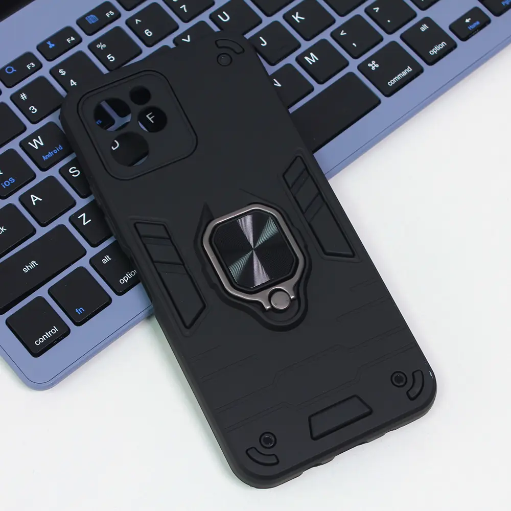 Torbica Cube Ring za Huawei Nova Y61 Crna