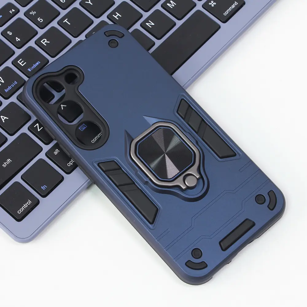 Torbica Cube Ring za Samsung S916 Galaxy S23 Plus Tamno Plava