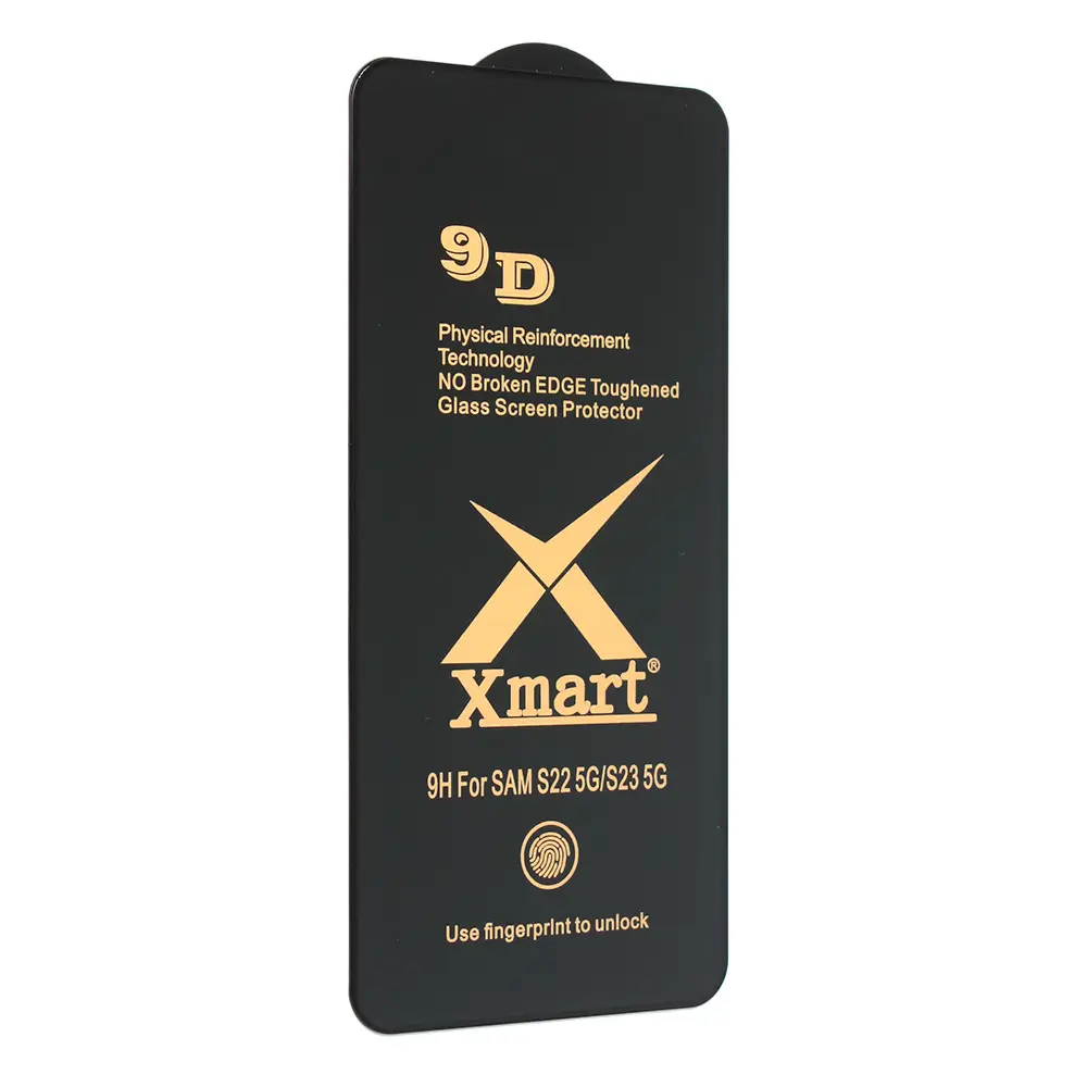 Zastitno Staklo Tempered Glass X Mart 9D za Samsung S901B Galaxy S22 5G (fingerprint Unlock)