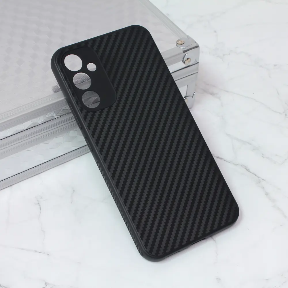 Torbica Carbon Fiber za Samsung A346B Galaxy A34 5G Crna