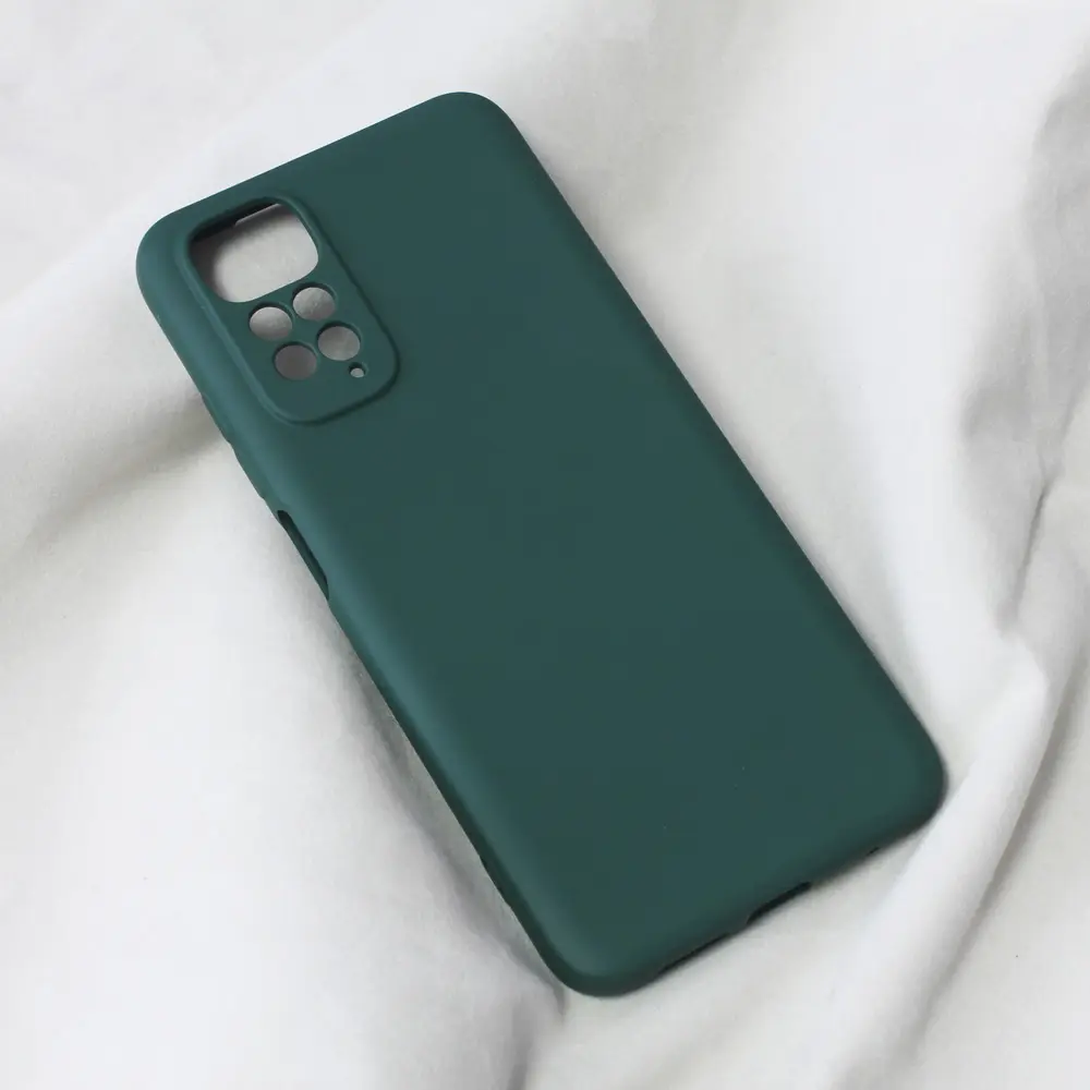 Torbica Teracell Soft Velvet za Xiaomi Redmi Note 11/note 11S Tamno Zelena