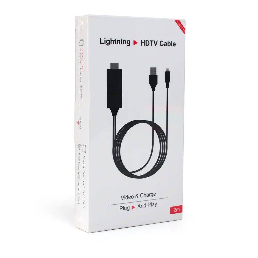 Kabl Lightning HDTV Crni 2M