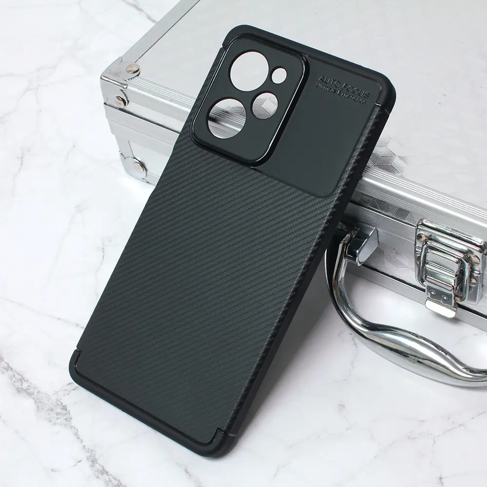Torbica Defender Carbon za Xiaomi Redmi Note 12 Pro 5G (eu) Crna