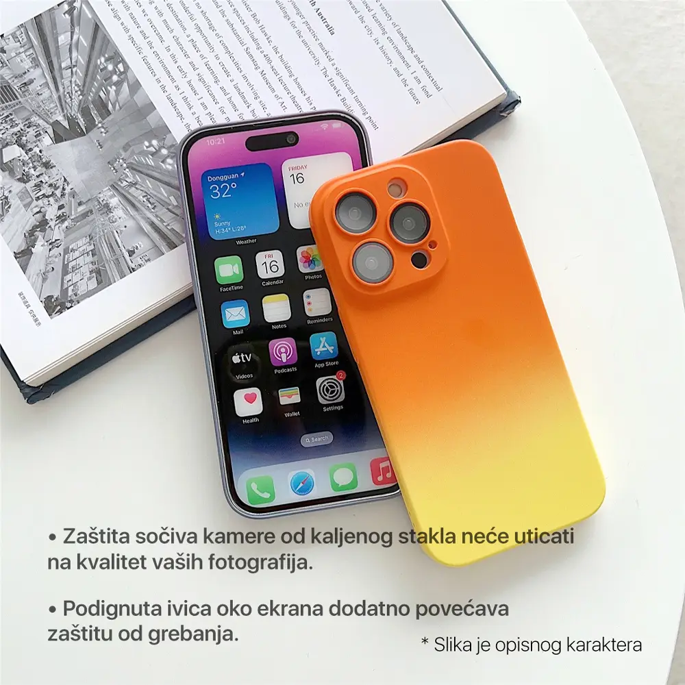 Torbica Rainbow Spring za Iphone 14 6.1 Tamno Plavo Bordo
