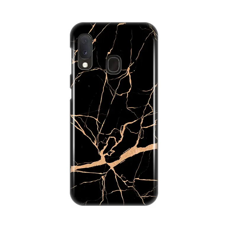 Torbica Silikonska Print za Samsung A202F Galaxy A20E All Black