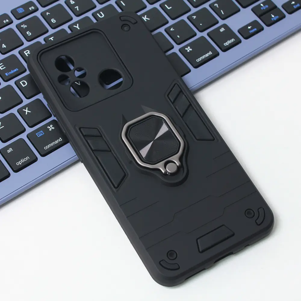Torbica Cube Ring za Xiaomi Redmi 12C Crna