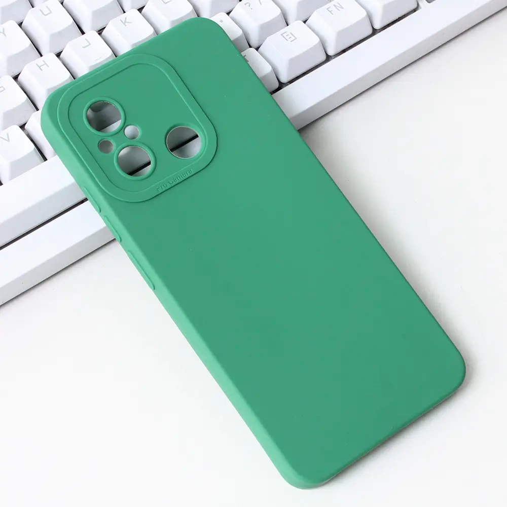 Torbica Silikon Pro Camera za Xiaomi Redmi 12C Tamno Zelena