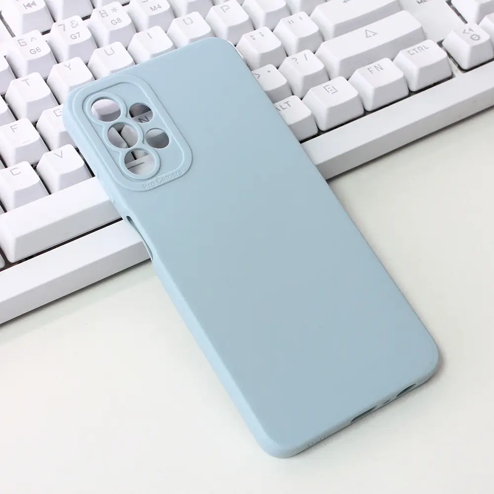 Torbica Silikon Pro Camera za Samsung A135F Galaxy A13 4G Svetlo Plava