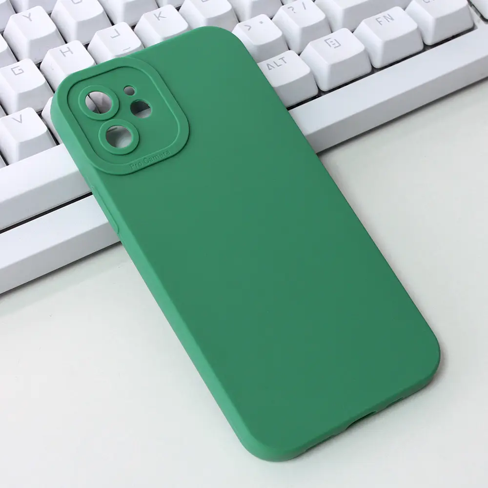 Torbica Silikon Pro Camera za Iphone 12 6.1 Zelena