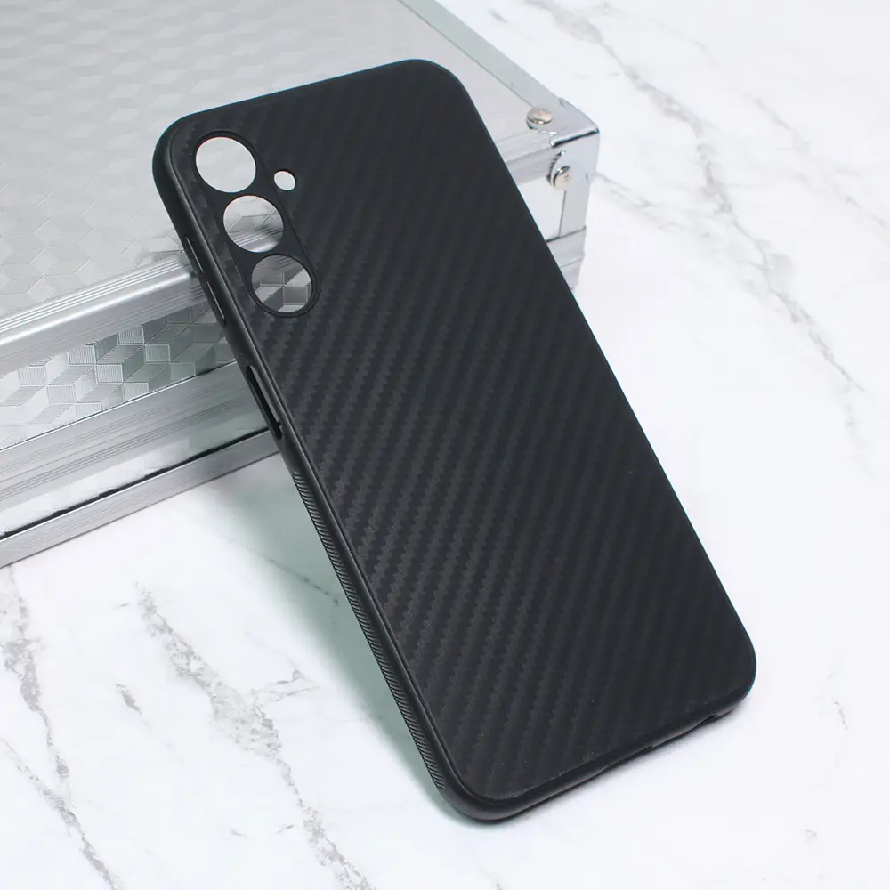 Torbica Carbon Fiber za Samsung A245F Galaxy A24 4G Crna