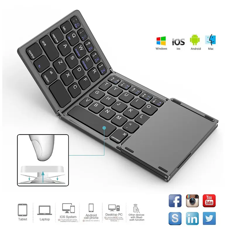 Tastatura Wireless sa Touchpadom Rasklopiva
