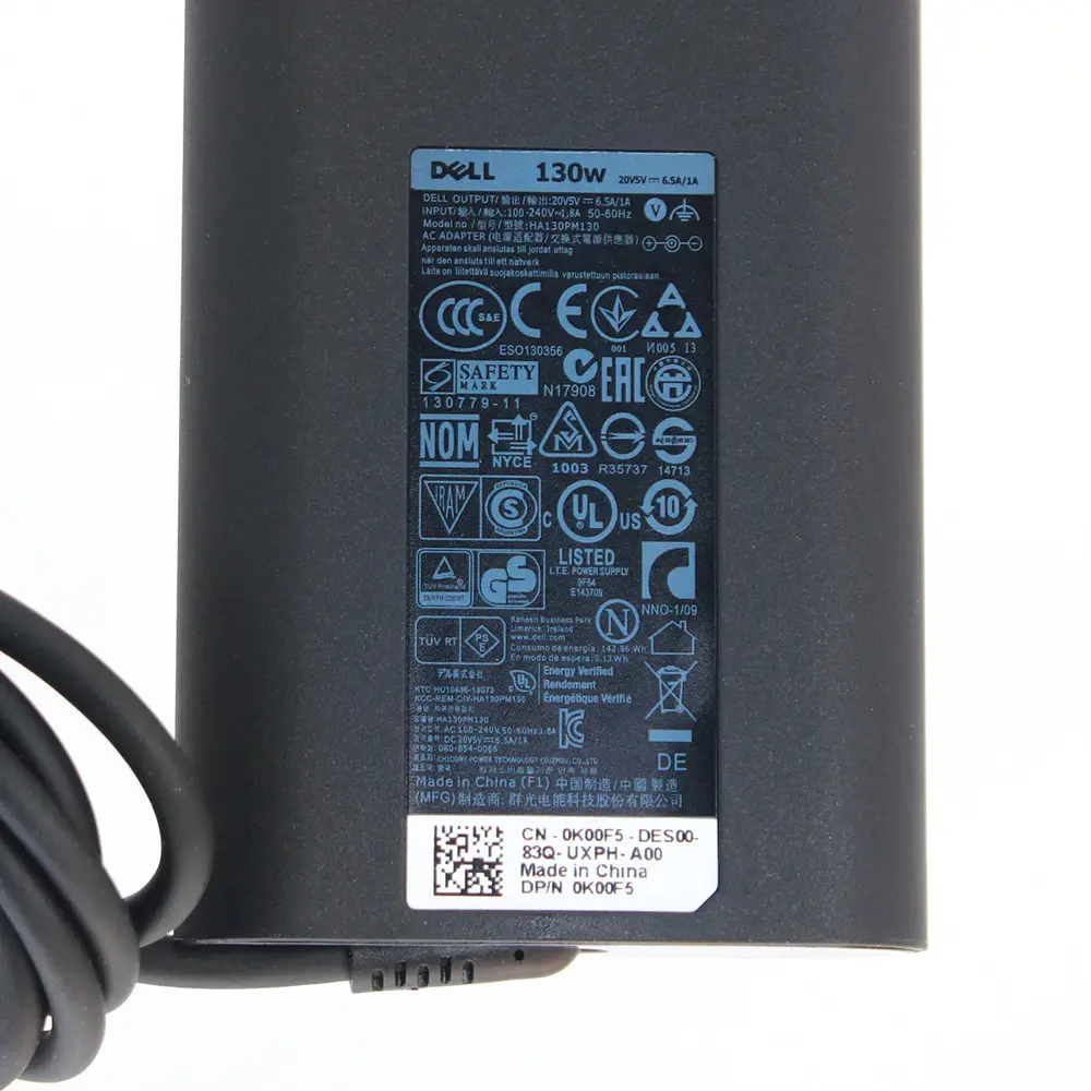 Punjac za Laptop Dell Type C 20V 6.5a 130W HQ