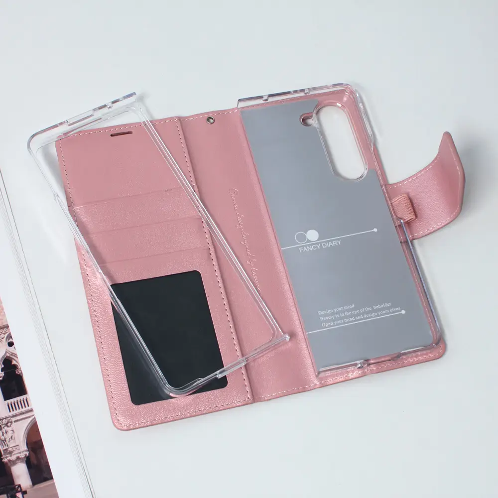 Torbica Hanman Canvas ORG za Samsung F946B Galaxy Z Fold 5 5G Roze