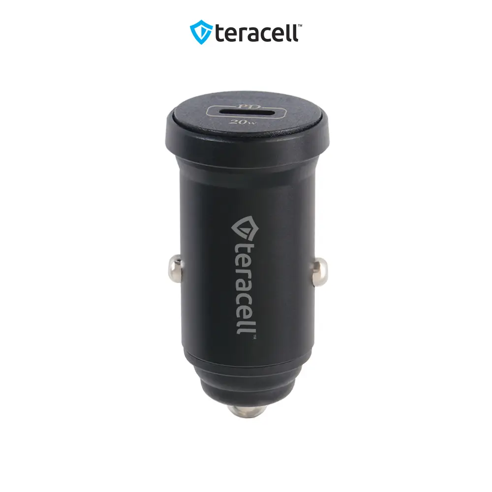 Auto Punjac Teracell Evolution TC-12 PD 20W Crni sa PD Type C Kablom Crni