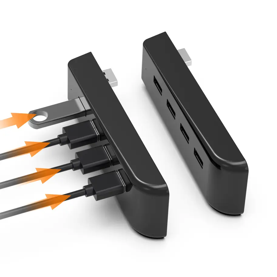 Dobe Tp5-0576 USB HUB za PS5 Crni