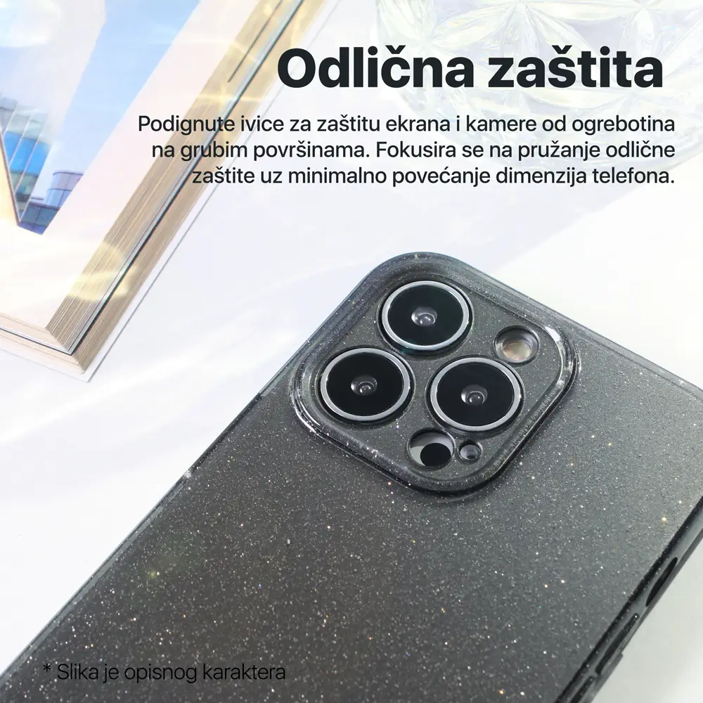 Torbica Sparkle Dust za Iphone 12 6.1 Ljubicasta