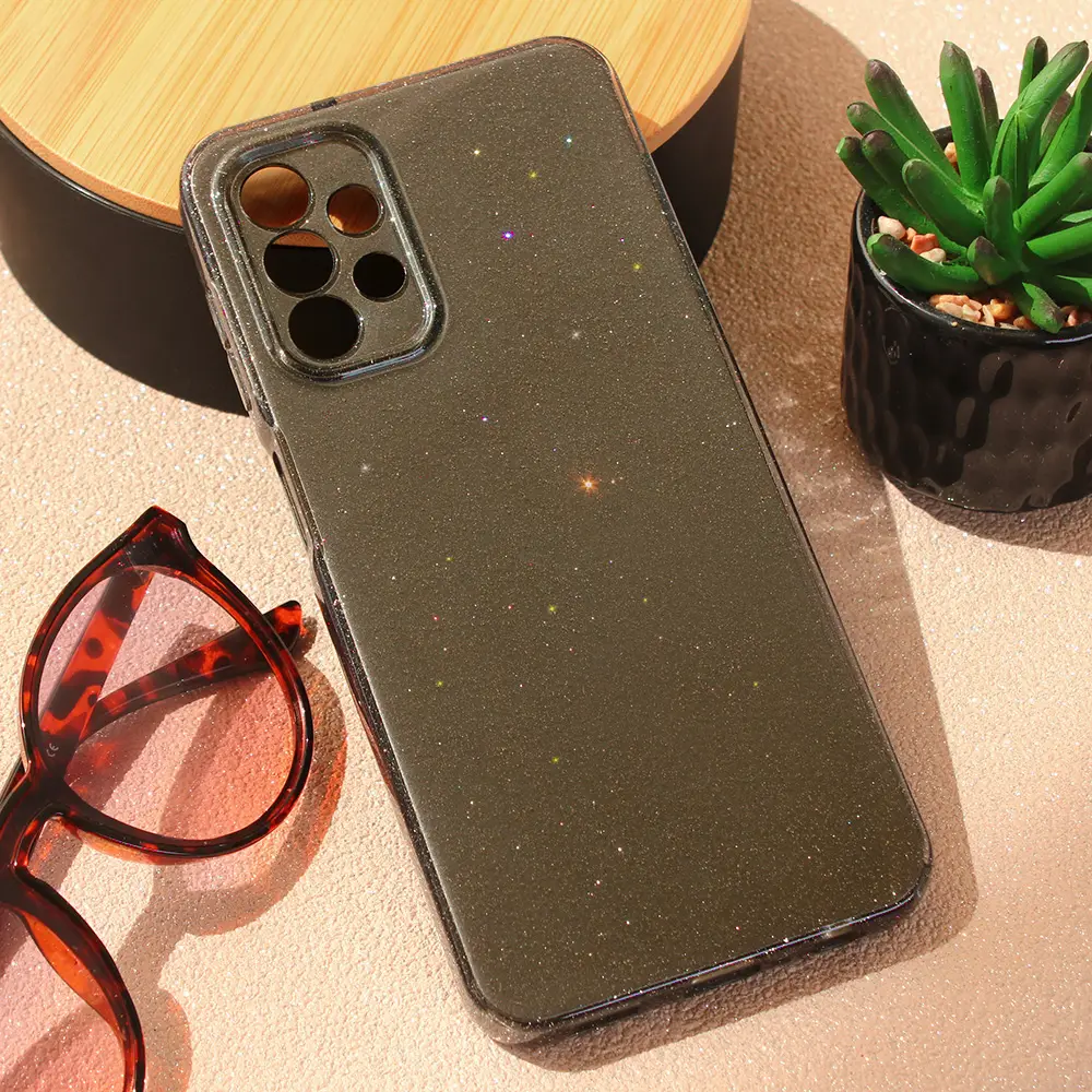 Torbica Sparkle Dust za Samsung A135F Galaxy A13 4G Crna