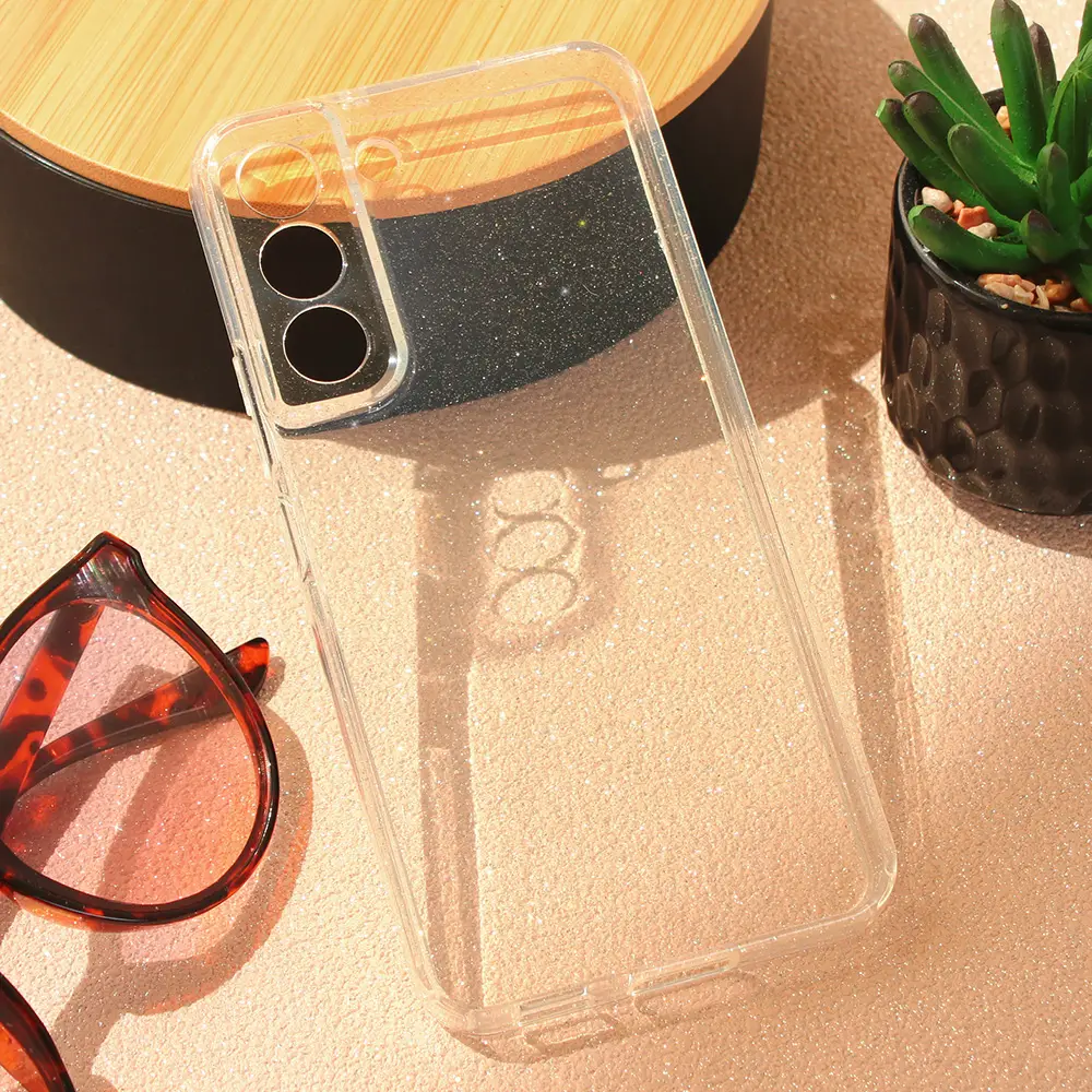 Torbica Sparkle Dust za Samsung S901B Galaxy S22 5G Transparent