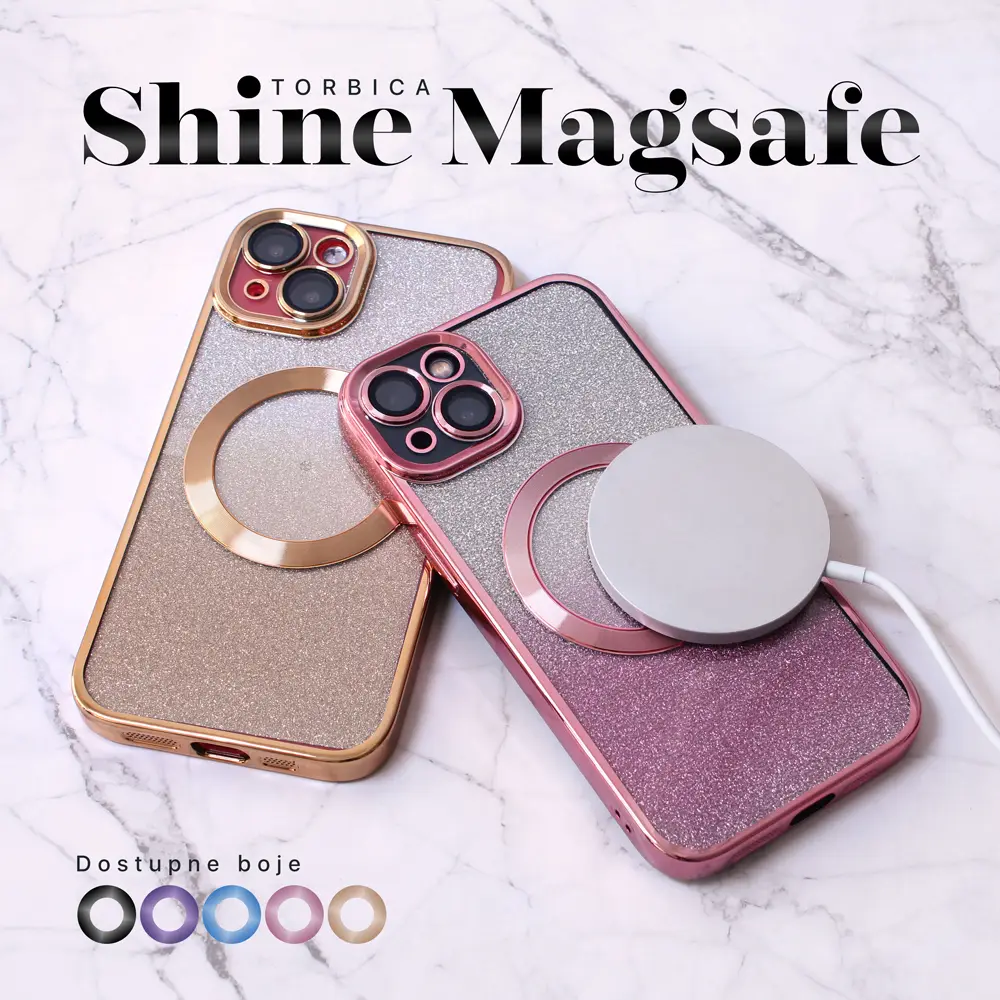 Torbica Shine Magsafe za Iphone 14 Pro 6.1 Plava