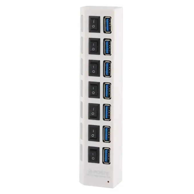 USB 3.0 HUB 7 Portova Jwd-u37 Beli