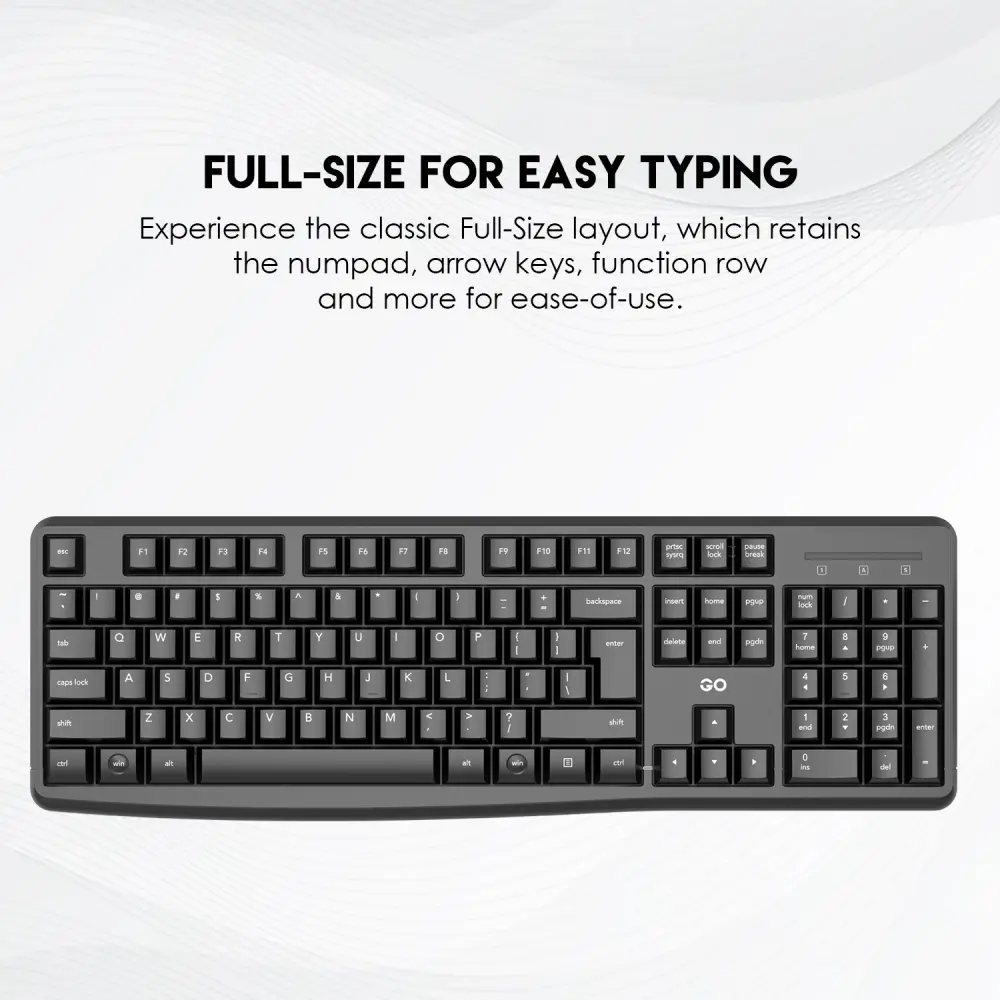 Combo Mis Tastatura Wireless Fantech Wk-894 Crni