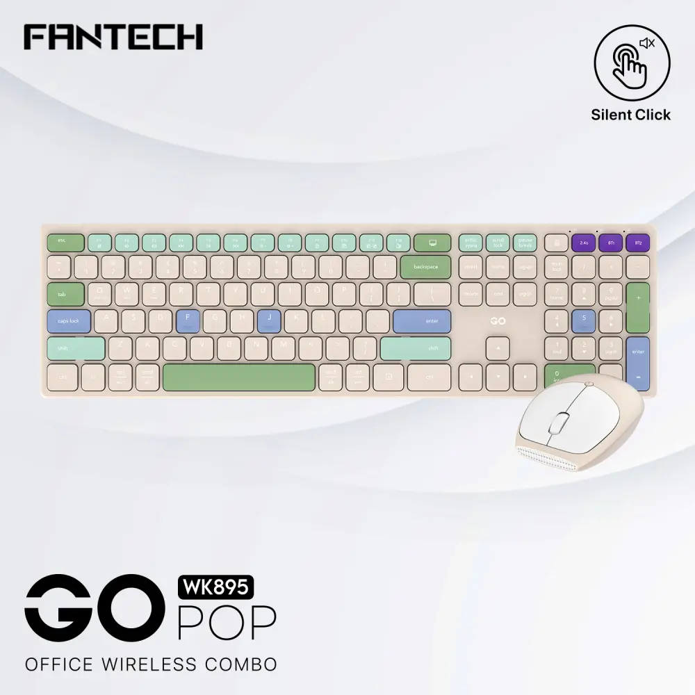 Combo Mis Tastatura Wireless Fantech Wk-895 Bez