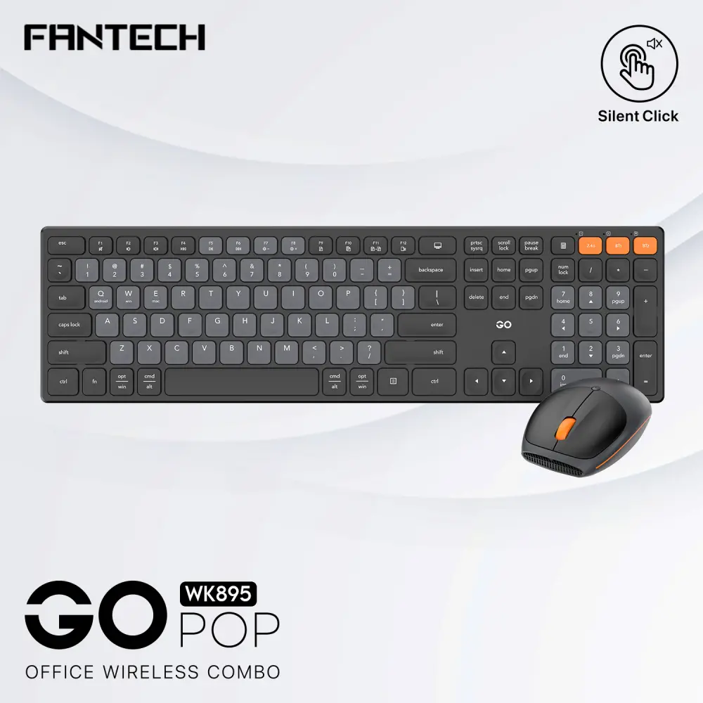 Combo Mis Tastatura Wireless Fantech Wk-895 Crni