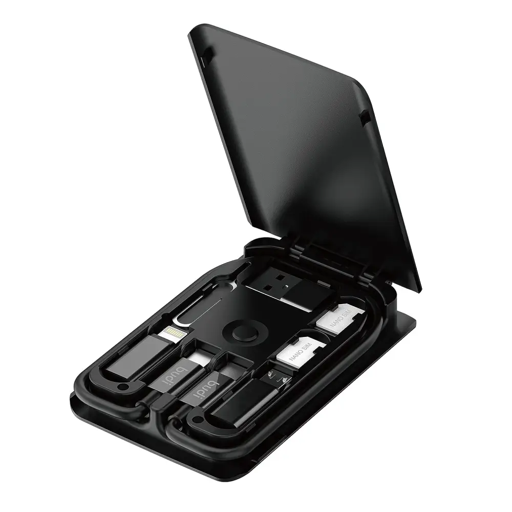 Multifunkcionalni Box Wireless Punjac Budi 15W Crni